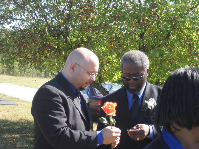 Dr. Jeffrey Weaver and Eddie Dallas Peete